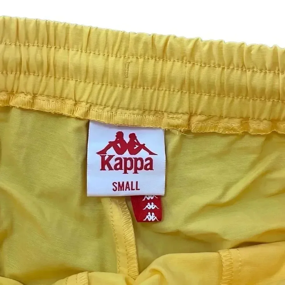 Kappa men’s bright yellow swim trunks size small